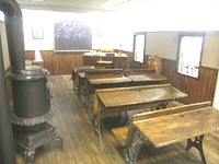 This completely interactive one-room school set in pioneer times is located in the lower level of the Wetaskiwin and District Heritage Museum, in the Children's Legacy Centre.